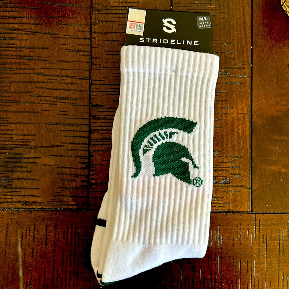 Michigan State Crew socks